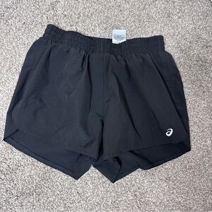 Asics Charcoal Athletic Shorts ❄️
